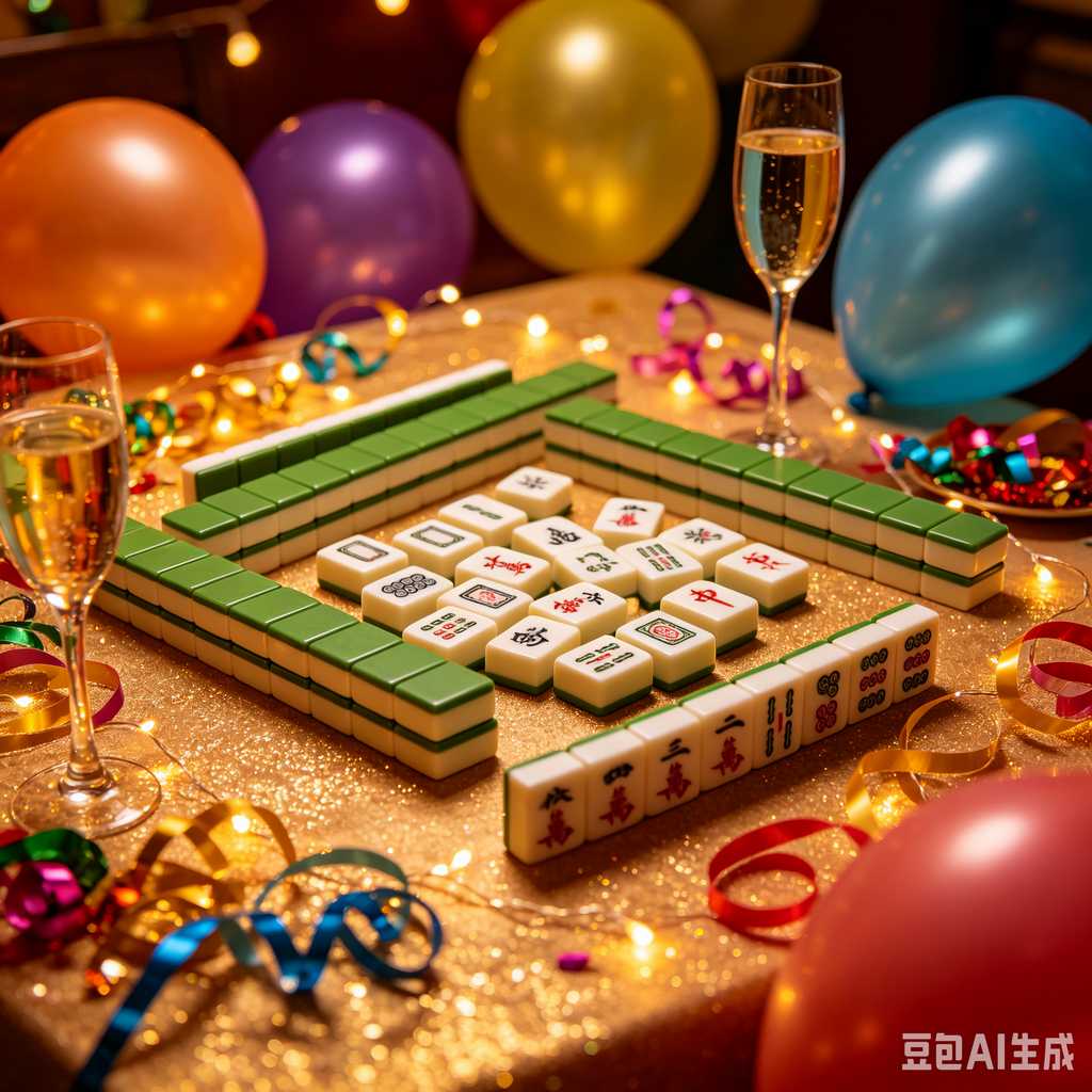 wooden mahjong set
