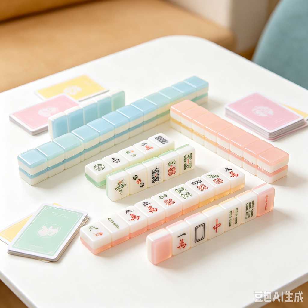 gold accent mahjong set