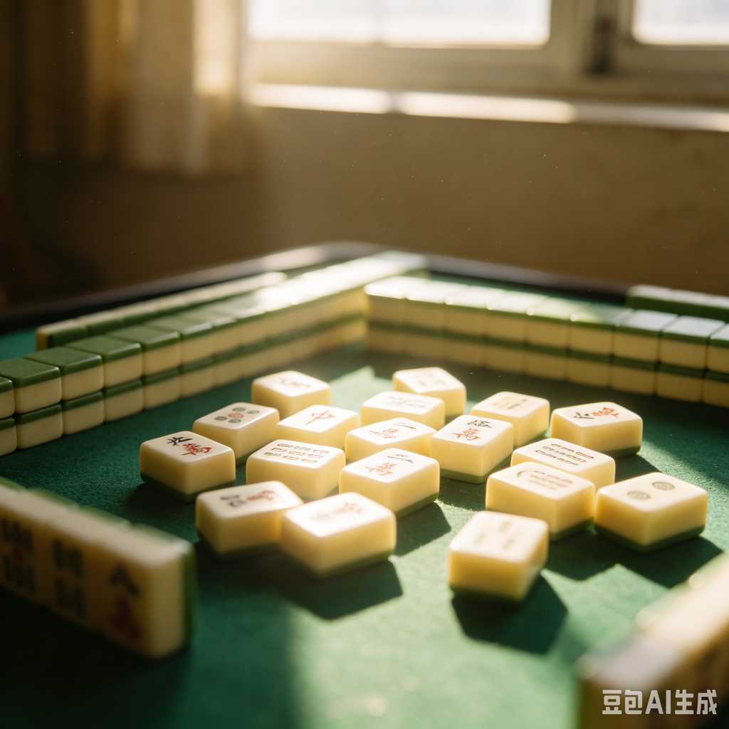simulated ivory mahjong set