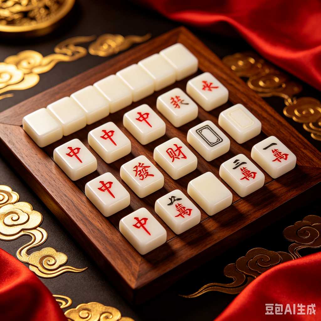 black crystal mahjong tiles