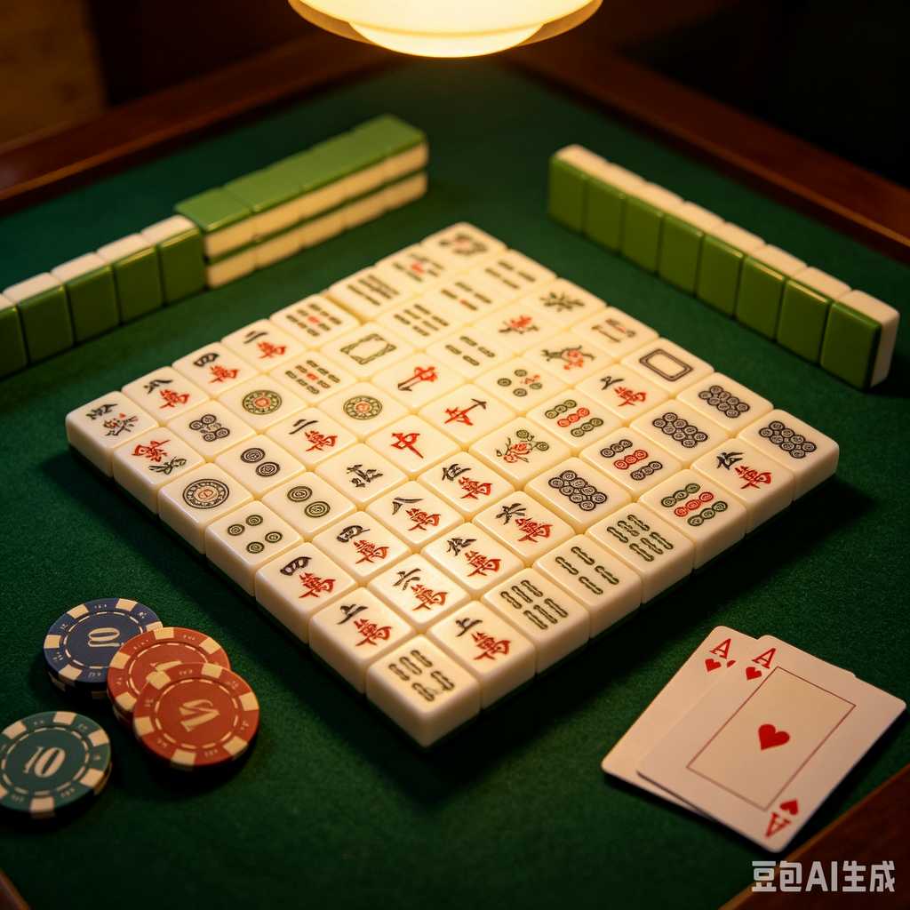 modern color mahjong tiles